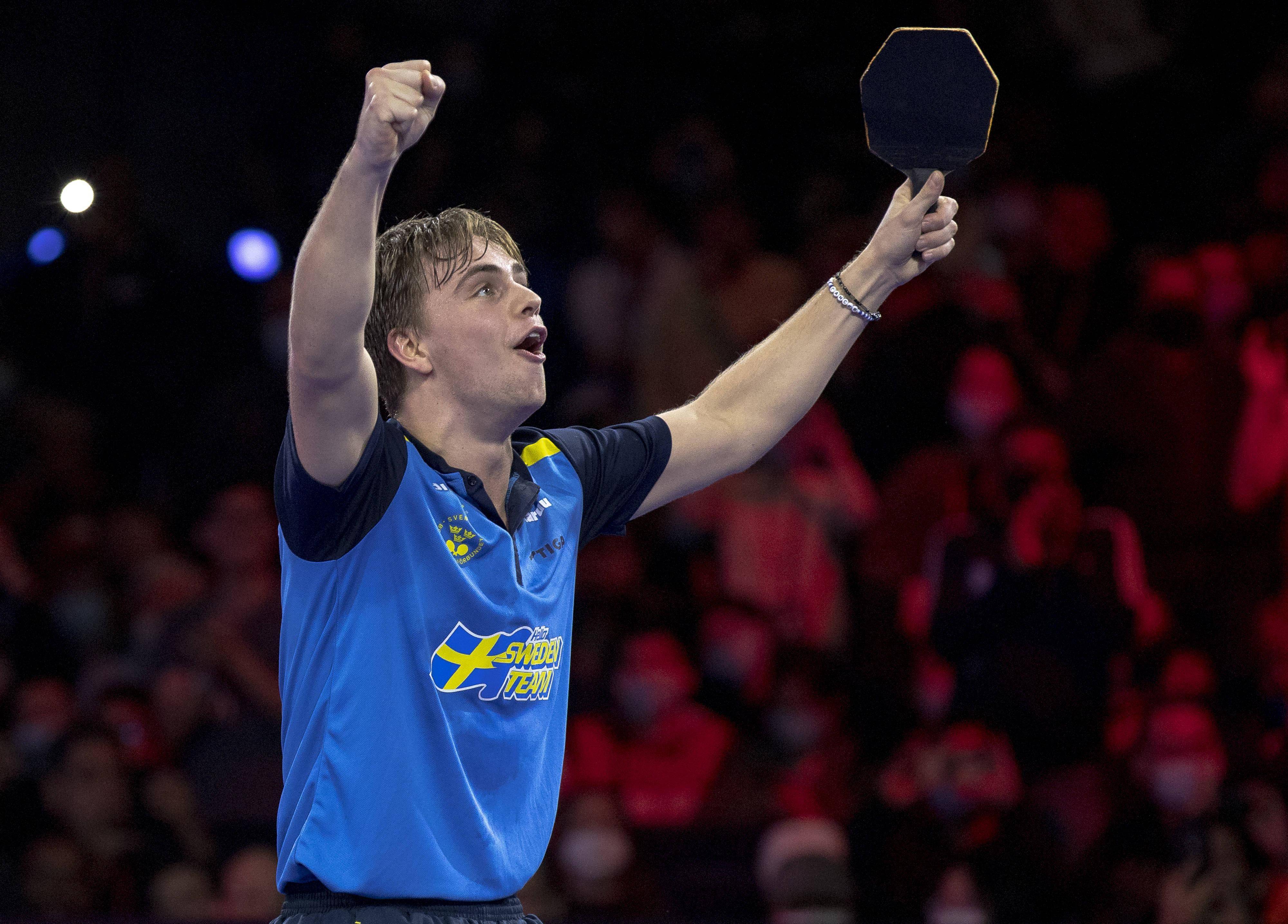 瑞典乒乓球选手赢得决赛胜利 瑞典乒乓球选手赢得决赛胜利